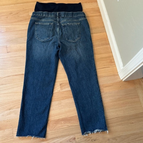 HP 🎉 GAP Maternity True Waistband Full Panel Cheeky Straight Ankle Jeans Size 28 - Picture 9 of 16